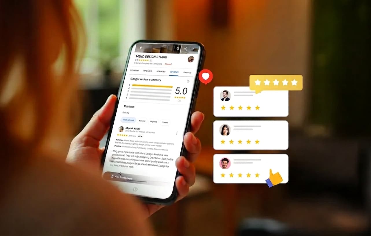 La fiche Google affiche 5.0 : les avis s'accumulent en temps réel.